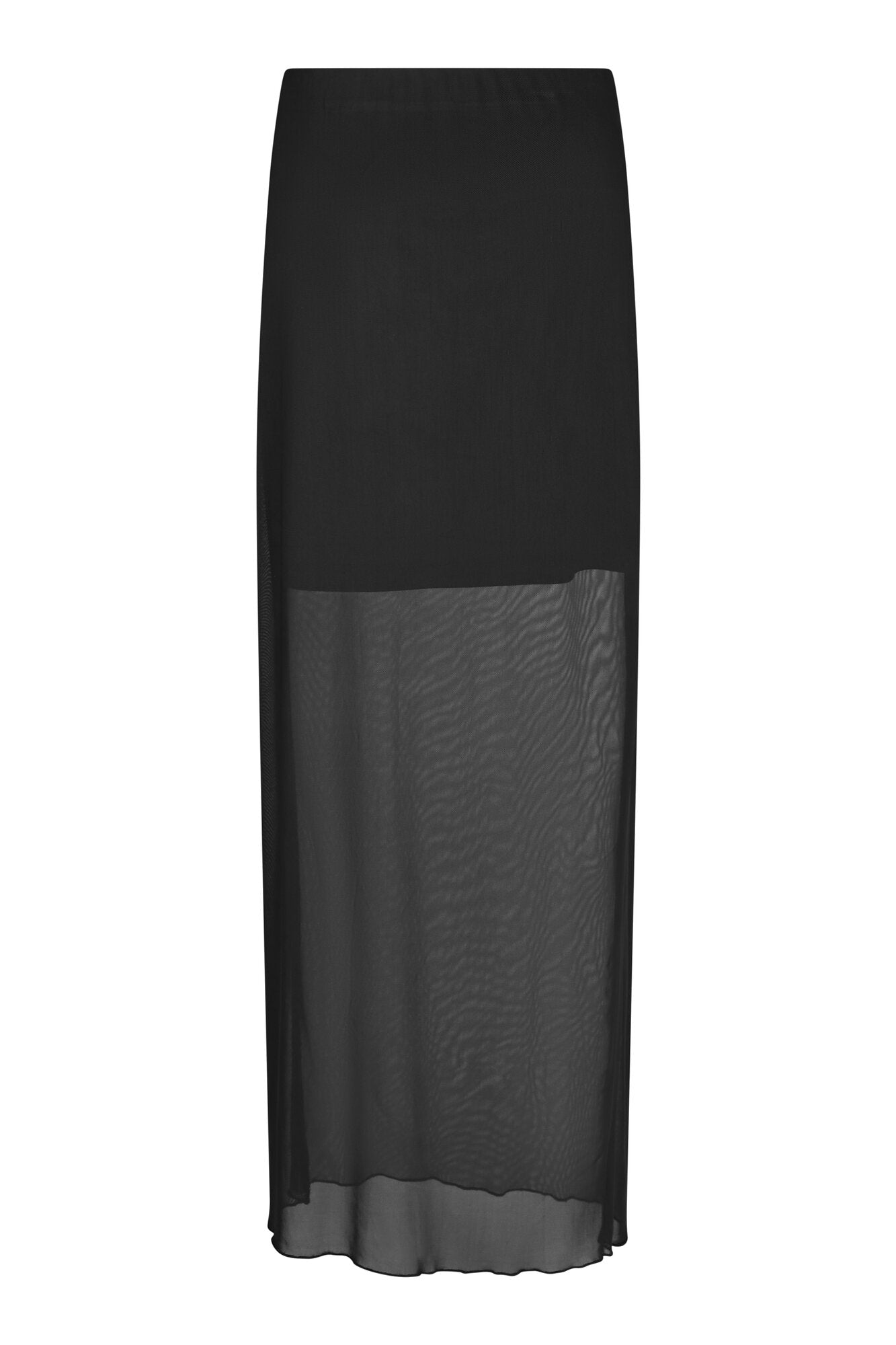 Marlise Mesh nederdel - sort